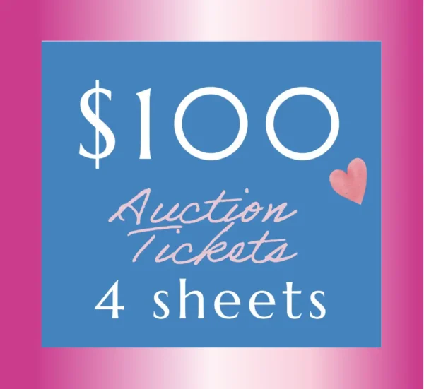 Auction Ticket Sheet